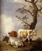 POTTER, Paulus Four Bull oil painting reproduction